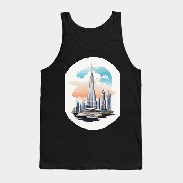 Dubai Burj Khalifa Tank Top by Zenita